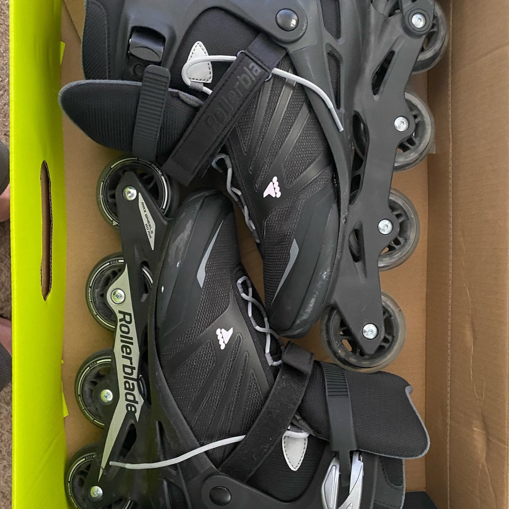 Rollerblade Men's Black Inline Skates Zetrablade Size 11